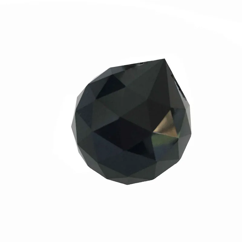 102 шт/партия, 30 мм Черный цвет окно кристаллическое занавеска кулон/Хрустальная люстра шар и Кристальный шар-светильник