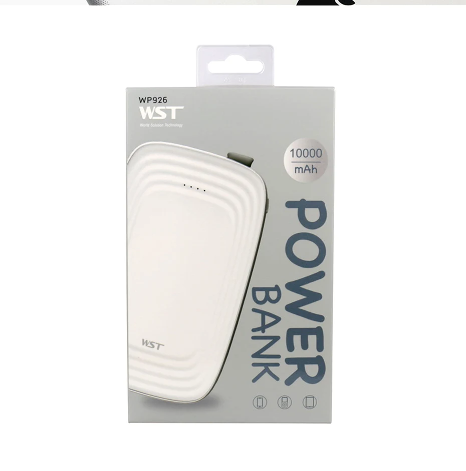 WST 10000mAh Portable Mobile External Battery LED Powerbank Battery Pack Power Bank For Xiaomi Samsung Phone Poverbank Charger (16)