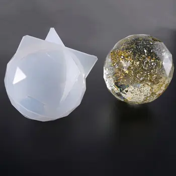 

Three-dimensional Multi-faceted Multilateral Cutting Ice Hockey Silicone Mold Ball Shape Resin Type Epoxy Tool Pendant Molds