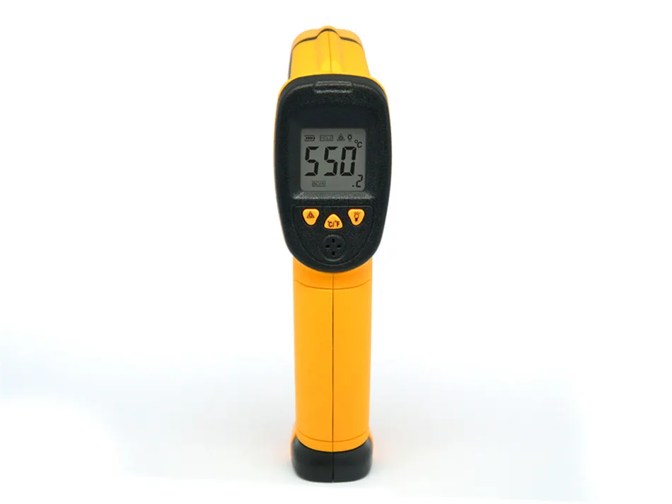 Digital thermometer Infrared thermometer laser IR non-contact temperature Gun -32-550C measuring electronic pyrometer AS550