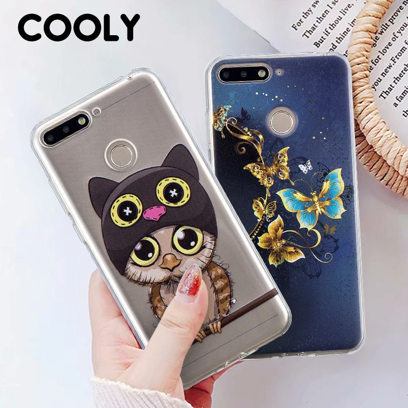 COOLY чехол для huawei Y6 Prime 2018 задняя крышка на Honor 7A Pro Чехлы 5 7 &quotY 6 телефон Раскладной
