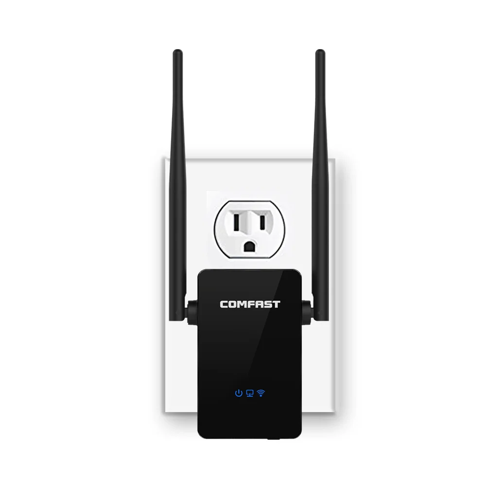 WiFi Eextender 2*5dBi antennas 300Mbps 2.4G wireless Repeater support EU/US plug Wireless WiFi Router Booster Signal Amplifier wifi range extender