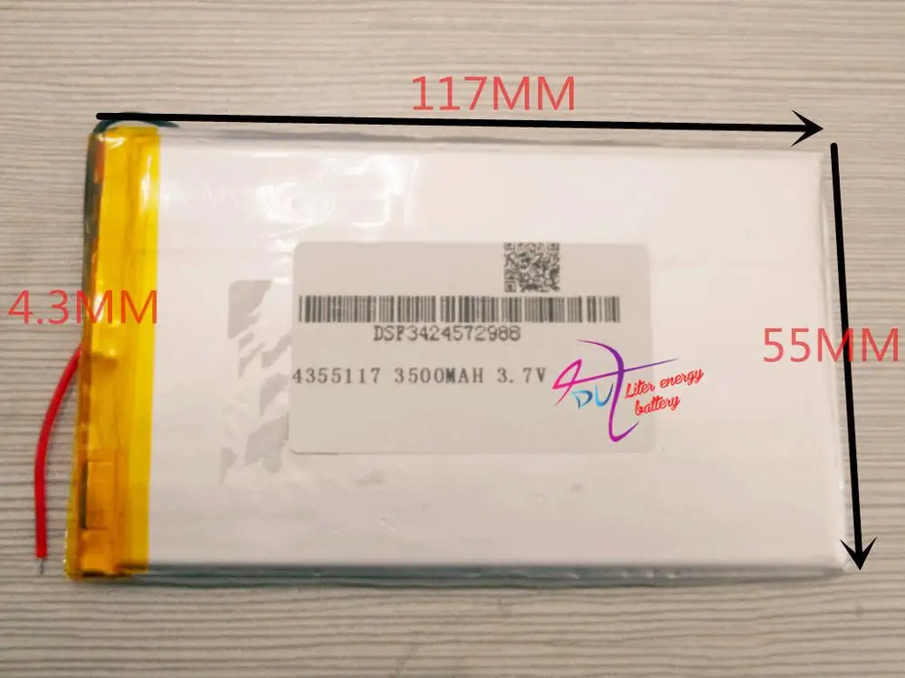 

best battery brand T7 P7 N7 M7 N18 battery VI60 Ultimate 4355117 3.7V 3500MAH 4055115 tablet pc 7 inch 8 inch 9inch