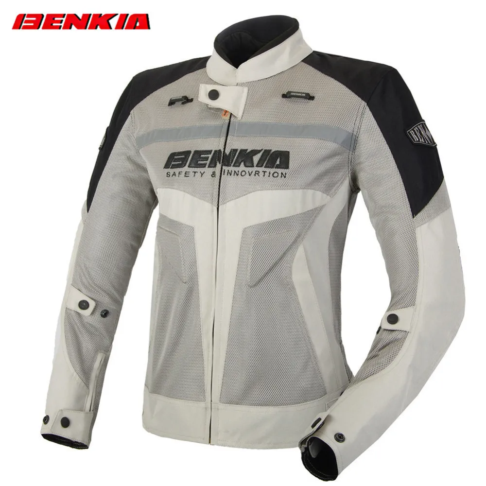 

BENKIA JWW61 Summer Motorcycle Jacket Women Racing Female Clothes Spring And Autumn Mesh Breathable Riding Jackets Motorcycle