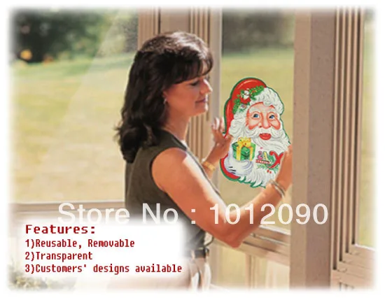 

Custom Print One Way Vision Stickers for Store Window (any sizes & colors available.)