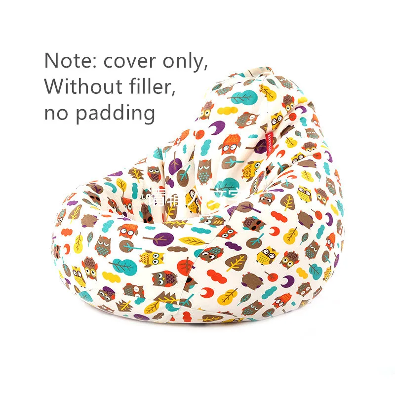 Small Cute Animal Bean Bag Lounger Sofa Cover Chairs Without Filler For Kids Indoor Couch Cover for Living Room Small Cute Animal Bean Bag Lounger Sofa Cover Chairs Without Filler For Kids Indoor Couch Cover for Living Room