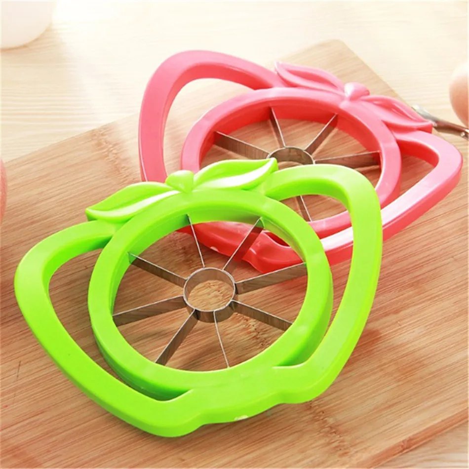 Apple Slicer Corer Cutter Pear Fruit Divider Tool Comfort Handle for Kitchen Apple Peeler Kitchen Gadget Random Color Apple Slicer Corer Cutter Pear Fruit Divider Tool Comfort Handle for Kitchen Apple Peeler Kitchen Gadget Random Color