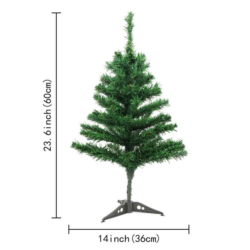 OurWarm 60 см искусственная Мини Рождественская елка Декоративная елка настольная поддельная Рождественская елка Новогоднее Рождественское украшение для дома