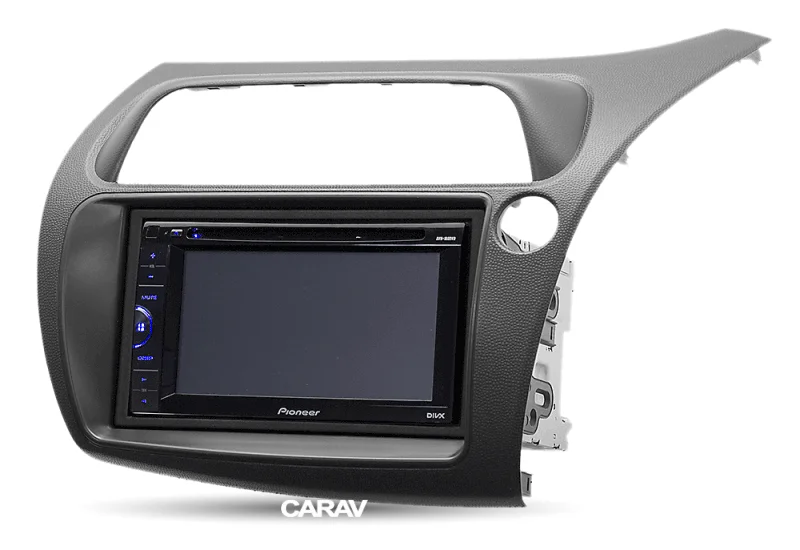 Радио для HONDA Civic хэтчбек 2011-2006 правый руль двойной Din Радио DVD стерео CD панель тире крепление CARAV 11-223