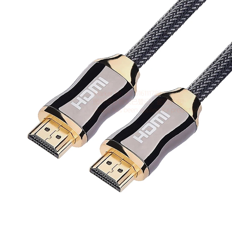AUN Высокоскоростной HDMI кабель позолоченный 1,4 версия двойной магнит кольцо, поддержка 3D, 1080 P для ТВ, HD монитор, проектор