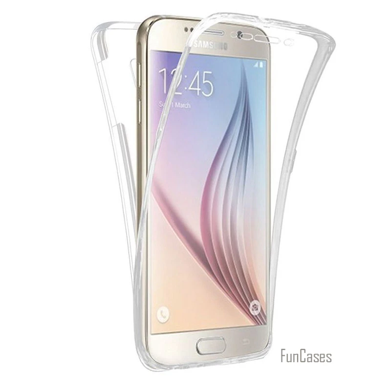 

360 Full Body Protection Hybrid Case Soft TPU Transparency Cover For Galaxy S7 Edge S4 S5 S6 Edge Plus J5 J7 2016 A3 A5 A7 2017