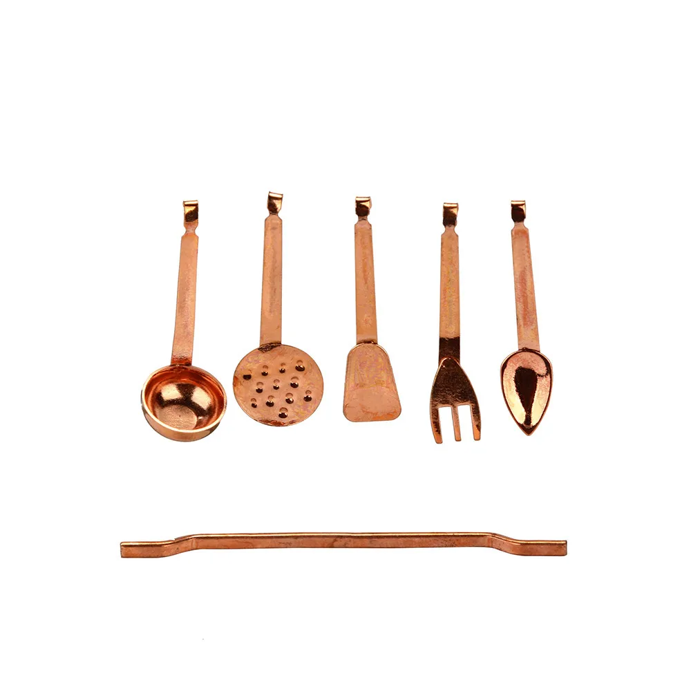 1/12 Miniature Dollhouse Accessories Kitchen Room Cooking Tools Set Kids Toys Develop