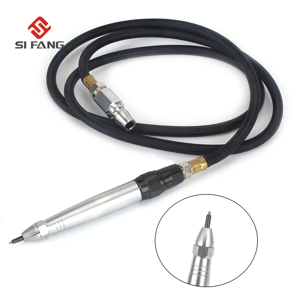 Pneumatic Air Scribe Hammer Engraving Lettering Tool Hose Engraving Pen