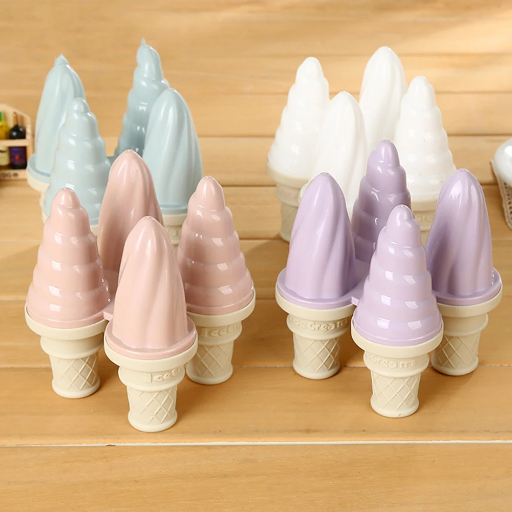 Новинка, 4 шт, 11,1*11,1*13,5 см, силиконовая форма для мороженого, креативная форма для мороженого, палочка, форма для льда, кубики для льда