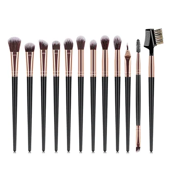 

12pcs Eye Makeup Brushes Set Eyebrow Eyeshadow Highlight Cosmetic Tools @ME88