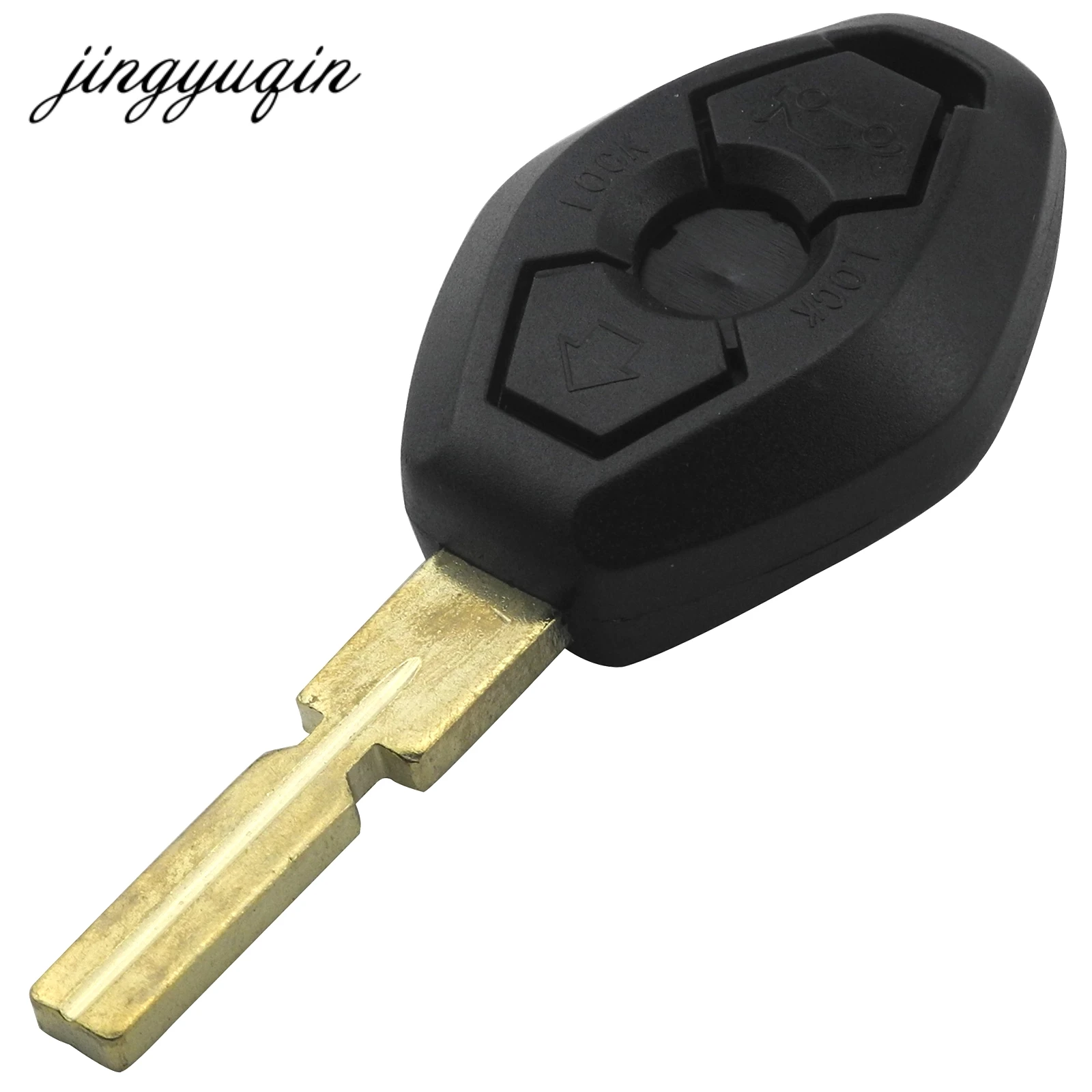 

jingyuqin Remote Replacement Car Key Shell Fob Case Cover For BMW 3 5 7 SERIES Z3 Z4 X3 X5 M5 325i E38 E39 E46 3 Button