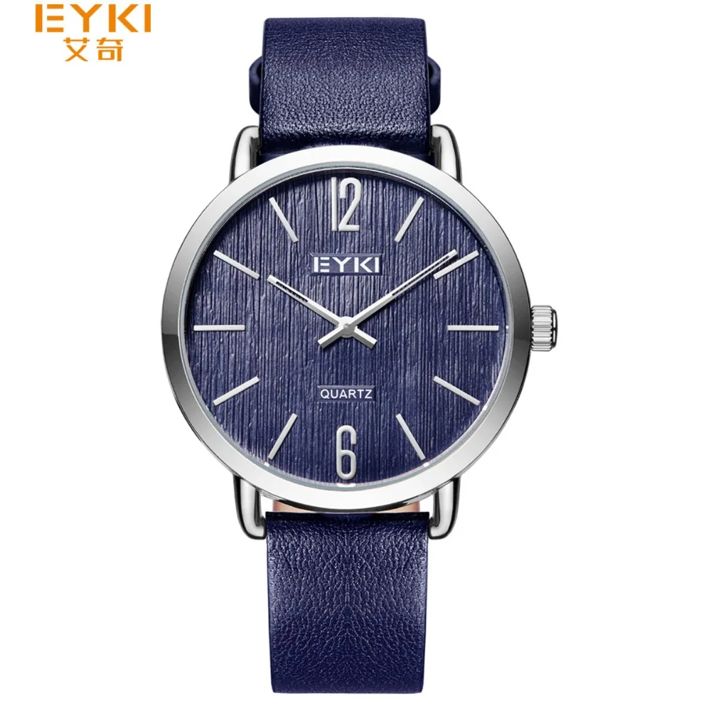 

EYKI Fashion Luxury Brand men Wristwatches Quartz Leather Strap Watches Men Casual Busniess Lover's Watches Clocks Men .