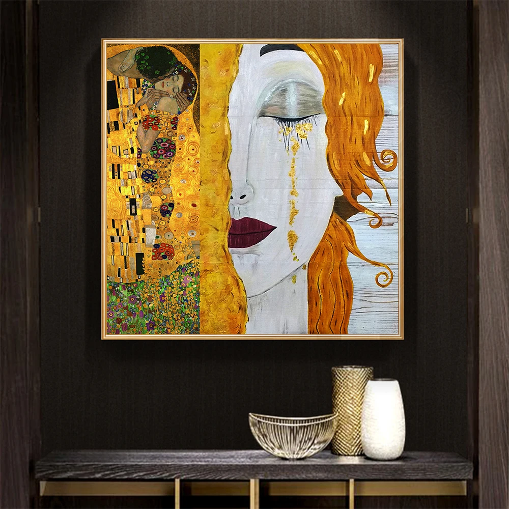 Mermaids by Gustav Klimt Giclee Fine Art Print Reproduction on Canvas