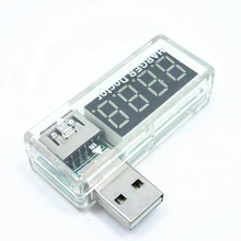 Free shipping 2PCS font b USB b font Charging Current Voltage Detector Detector font b USB