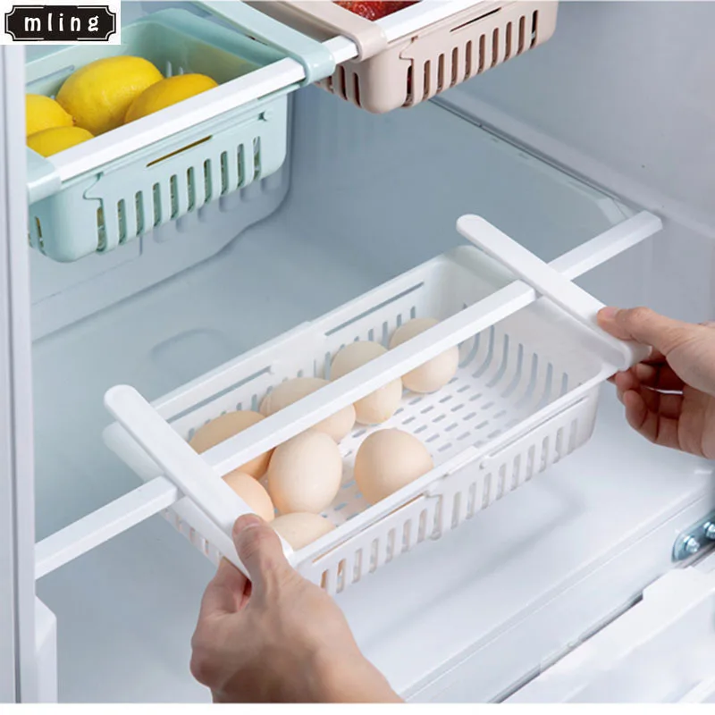 

1pcs Kitchen Storage Rack Organizer Kitchen Organizer Rack Kitchen Accessories Organizer Shelf Storage Rack Fridge Storage Shelf