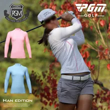 PGM Весна Осень рубашка для гольфа женская спортивная одежда лето, защита от солнца рубашка женская с длинными рукавами дышащая быстросохнущая рубашка