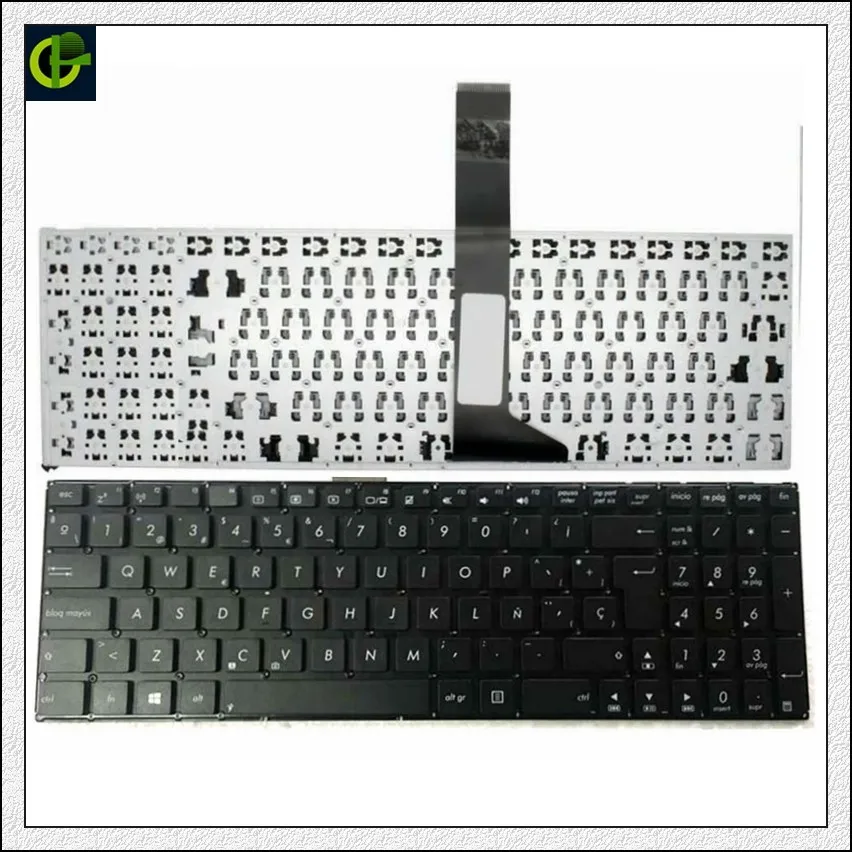 Испанская клавиатура для ASUS A550CA A550CC A550D A550DP D552LD D552LDV R510DP D552L D552LA D552LAV черная SP