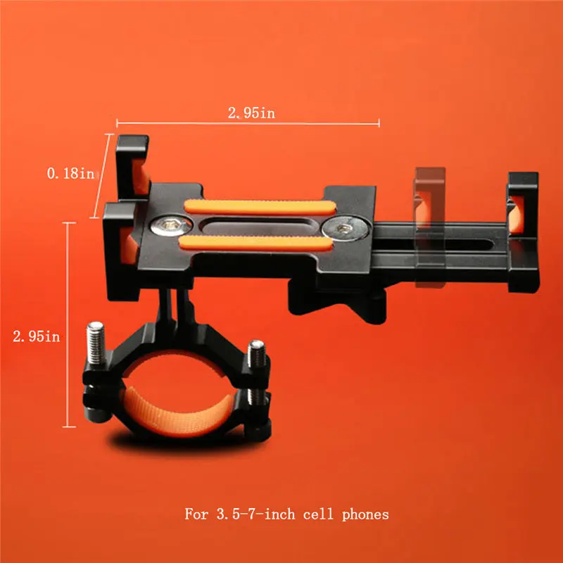 TURATA алюминиевый Универсальный держатель для телефона мотоцикла с подставкой Поддержка заднего вида GPS для велосипеда держатель для Moto для Apple iPhone 7 Plus samsung