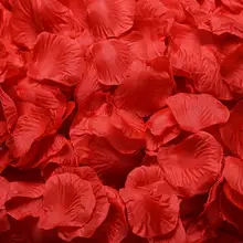 1000 Pieces Artificial Rose Petals Wedding Props Hand Sprinkling Flowers Wedding Room Decoration Wedding Carpet Flowers artificial hand made flowers