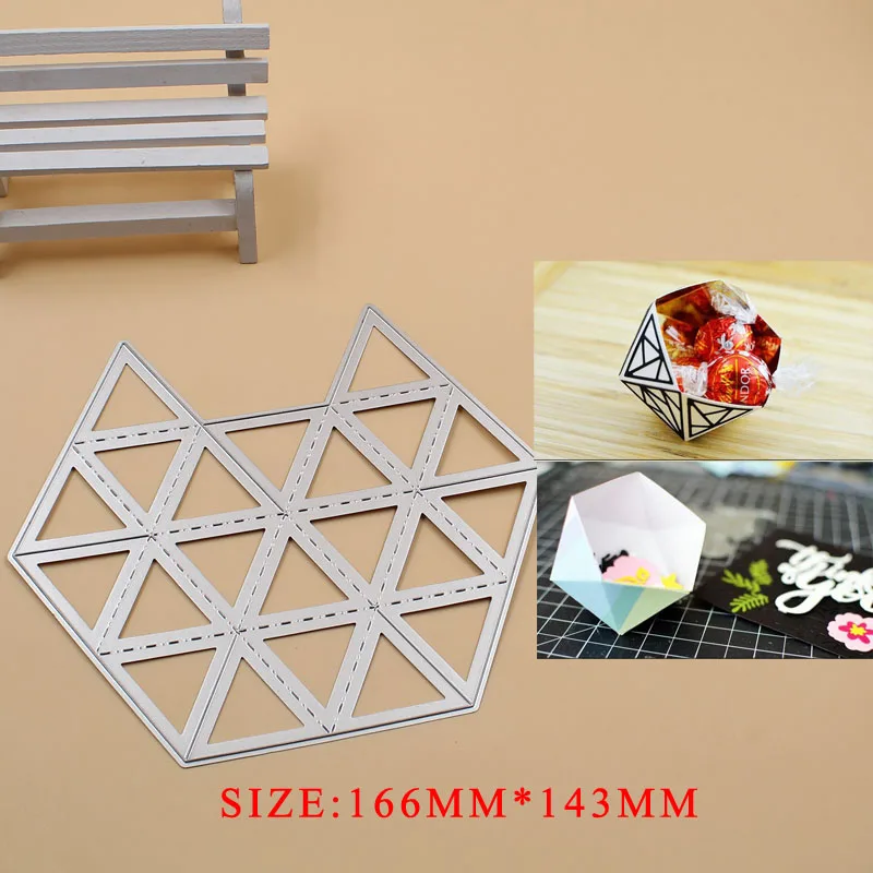 

Build up a Box Metal Cutting Dies Stencils for DIY Scrapbook Photo Album Paper Card Decorative Craft Embossing Die