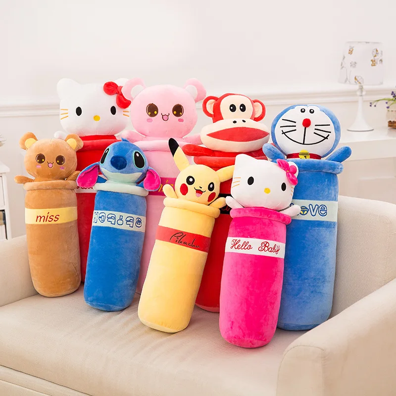 

55cm 70cm Creative pillow Pikachu plush toys stuffed animal pillow Girl gifts elephant pillow animal children R141