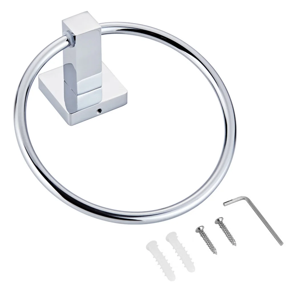 Bathroom Towel Ring Solid Stainless Steel Towel Rack Wall Mount Bathroom Accessories