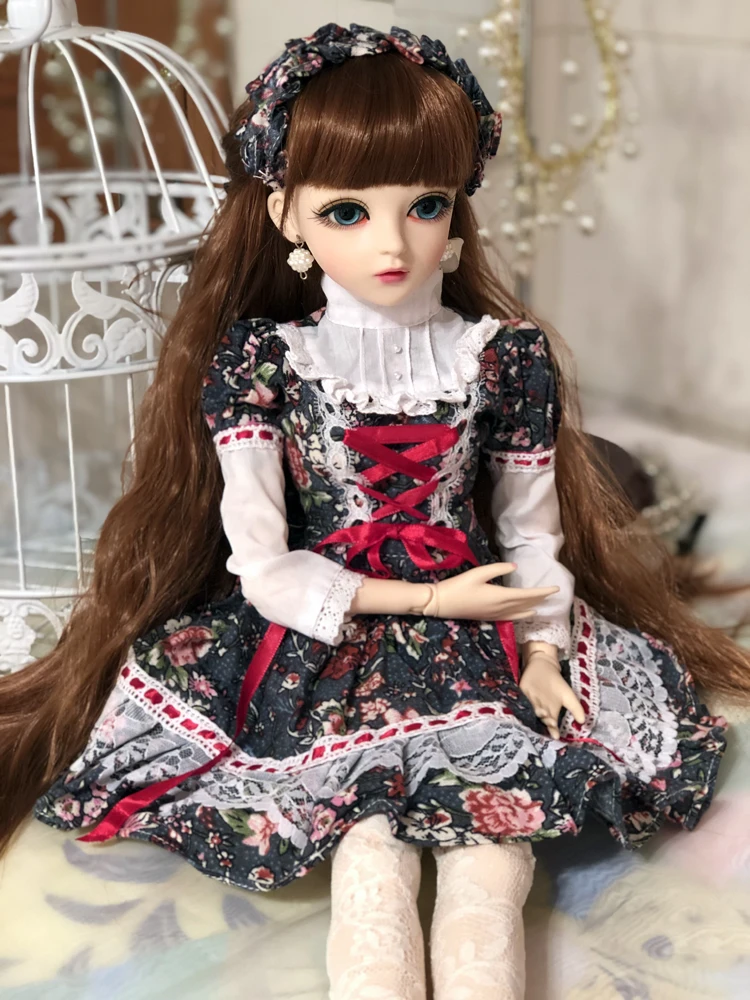 1/3 BJD 60 см куклы игрушечные лошадки одежда высшего качества китайская Кукла 18 совместных БЖД мяч платье Мода девушка подарок