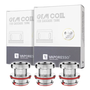 

Authentic Vaporesso GTM 2 Replacement 0.4 ohm 6pcs Coil 40 to 80W for Cascade Atomizer Tank