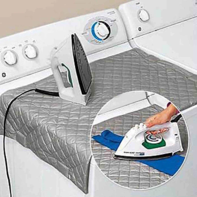

Magnetic Ironing Laundry Pad/Mat Washer Dryer Cover Board Heat Resistant Blanket