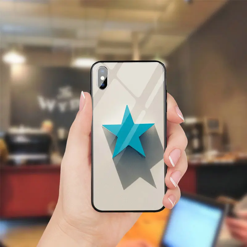 Жесткий ПК ТПУ закаленное Стекло телефон случаях для Iphone 5 5s se X XR XS Max 8 7 6 S Plus плюс