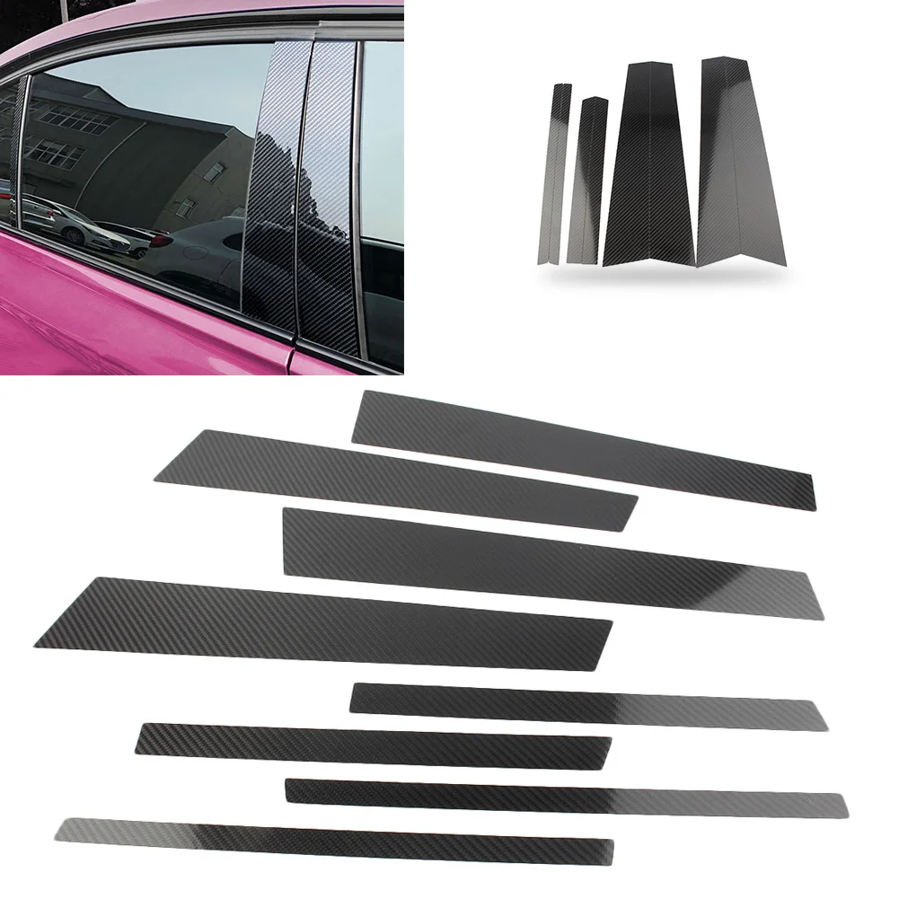 

Для BMW X3 2013 2014 2015 2016 2017 Настоящее углеродное волокно окно автомобиля B-Pillar литье крышки Защитная отделка