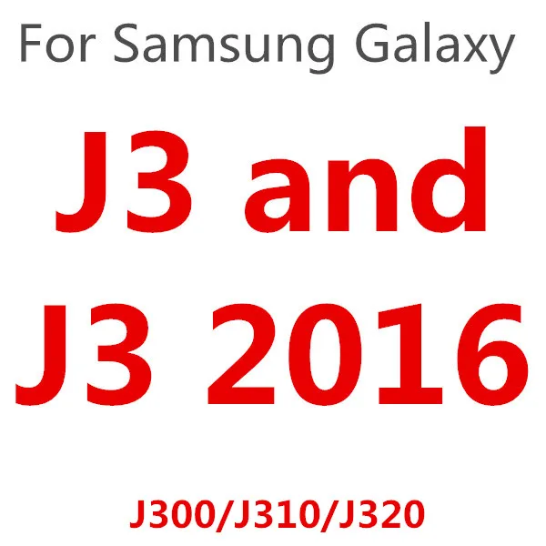 Для samsung Galaxy A30 A40 A50 A60 A70 M10 M20 A6 A8 J4 J6 A3 A5 A7 закаленное Стекло J1 J2 J3 J5 J7 Экран протектор - Цвет: J3 2016 J320 J300