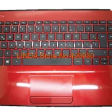 Ноутбук Упор для рук и клавиатура для hp 14-D000 746019-001 747282-001 747284-001 747284-161 747282-031 747282-291 747282-161 747284-031