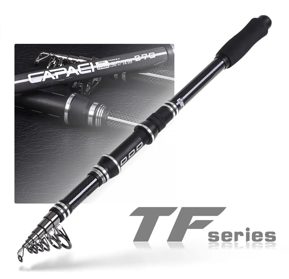 Vara de Pesca da Liga Liga de Alumínio plus Fibra Fibra de Carbono Vara de Pesca Japão Qualidade Isca de Alumínio plus Telescópica Marítima 1.8 3 m Superhard Spinning 2 de pesca telescópica mar 1.8-3m superhard fiação vara de pesca