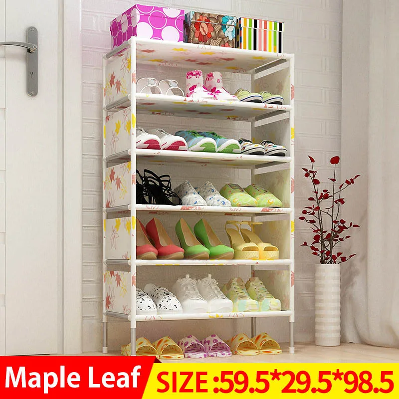 Modern Fashion Simple Non-woven Fabric Foldable Foldable Furniture Home Shoes Organizer Shoes Cabinet Shoes Closet 7 shoes rack