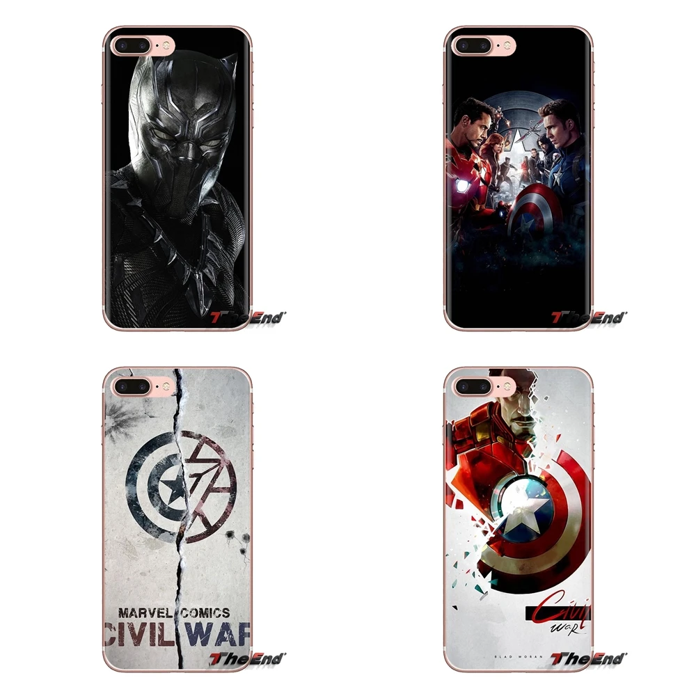 For Huawei Mate Honor 4C 5C 5X 6X 7 7A 7C 8 9 10 8C 8X 20 Lite Pro Marvel's Captain America Civil War Silicone Phone Case Covers |