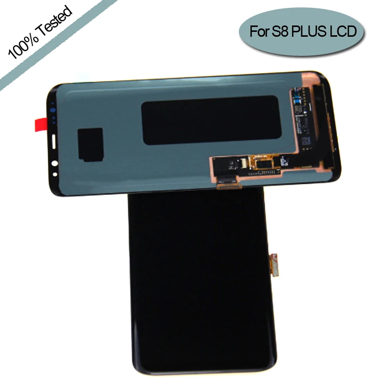 

AMOLED Display for SAMSUNG S8 plus LCD +Touch Screen Digitizer Replacement for SAMSUNG GALAXY S8 Plus G955 LCD Display Screen Bl