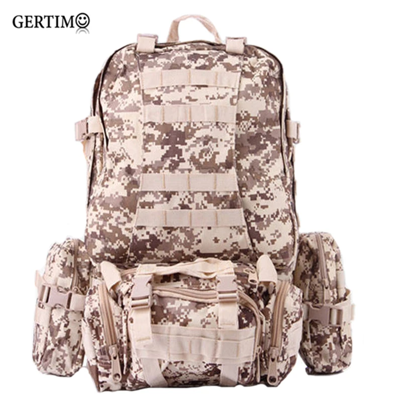 

Men Big Capacity Military backpack Survival backpack military Travel Bags Camouflage backpack Molle System Saver Bug Out Bag