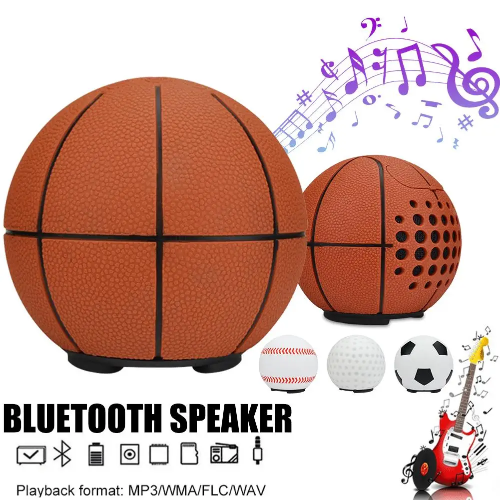 

Wireless Mini Speaker Baseball Basketball Soccer Golf Ball Shaped Innovative Plug Card Outdoor Audio Device Wireless MP3