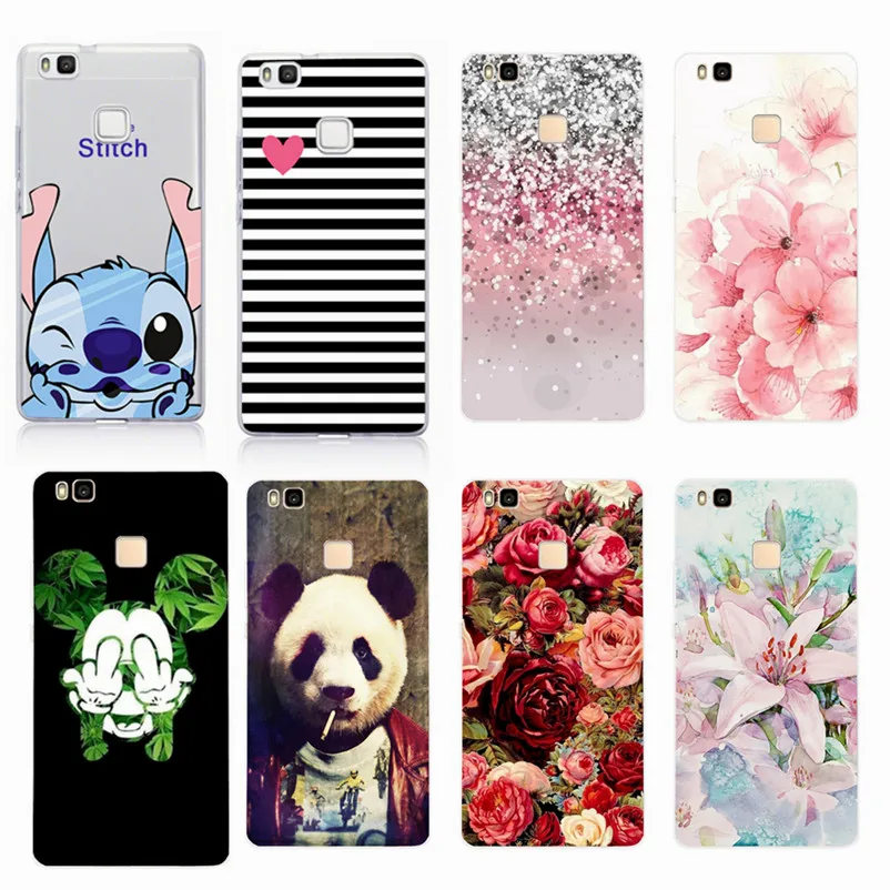 Phone Case on for Huawei P20 Pro P 20 p20lite Cover Fundas Flower Floral Plants For P8 P9 P10 Mate 10 Lite Y5 II Soft |