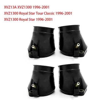 

4 Carburetor Adapter manifolds Joint Spacer carb Insulator Intake Boot set for Yamaha XVZ13A XVZ1300 96-01 / XVZ1300 Royal Star