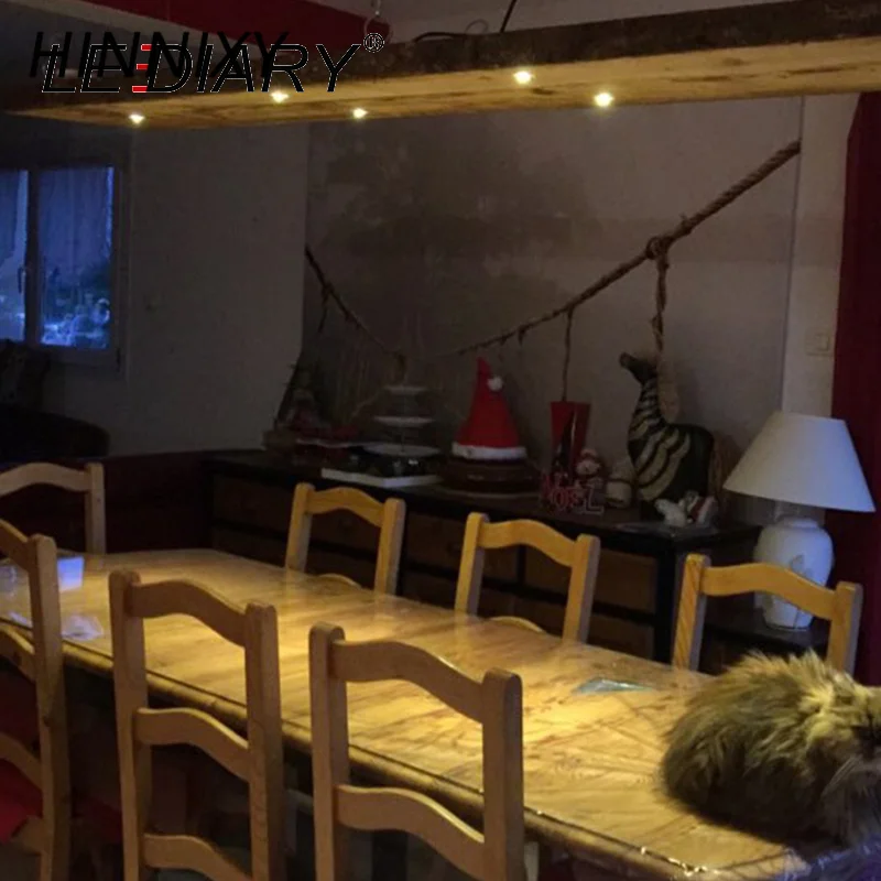 Светодиодный мини Точечный светильник Hinnixy с регулируемой яркостью и