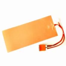 250C 300*700*1,5 мм Тепловая панель для 3D-принтера силиконовый резиновый нагреватель 220 в 2000 Вт 1000 мм свинец с ED330L термостат с 300 стороны