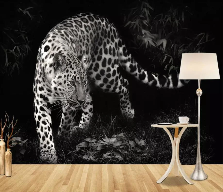 ヨーロッパ現代の壁紙 3d 黒と白の壁紙リビングルームキッズルームのヒョウ動物ウォールペーパーホームインテリア Wallpapers Aliexpress ヨーロッパ現代の壁紙 3d 黒と白の壁紙リビングルームキッズルームのヒョウ動物ウォールペーパーホームインテリア Wallpapers Aliexpress
