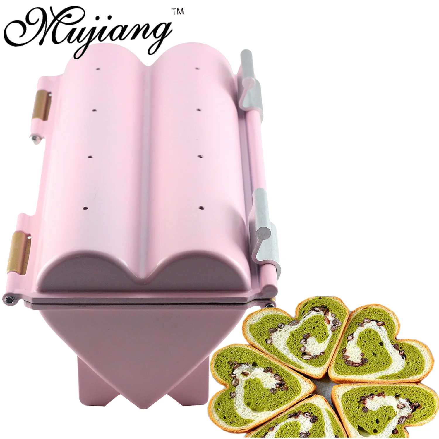 Buy Mujiang DIY Heart Shape Toast Mold Stainless Steel